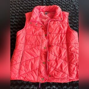 XL Orange Tommy Puffer Vest